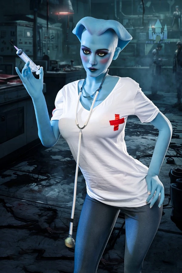 Zosia 170cm ブルースキン ヘンタイエイリアン TPE セックスドール レビュー：Dolls Castle A14 モデルを探索